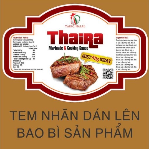 Tem nhãn bao bì sản phẩm - In Nam Hải - Công Ty TNHH In Nam Hải